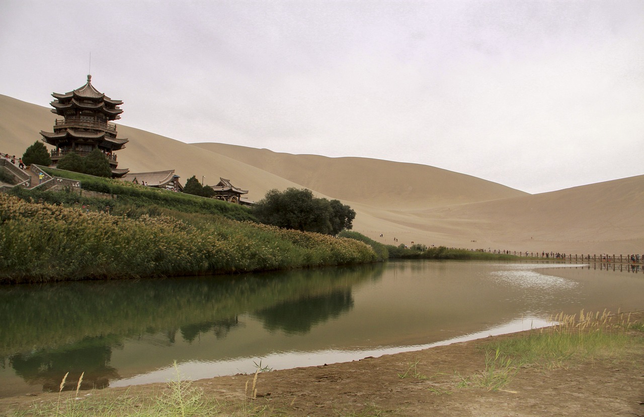 china, gansu, dunhuang