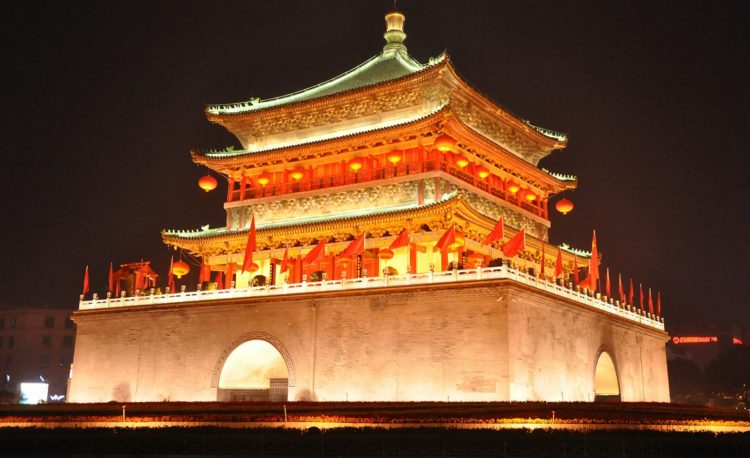 temple during nighttime